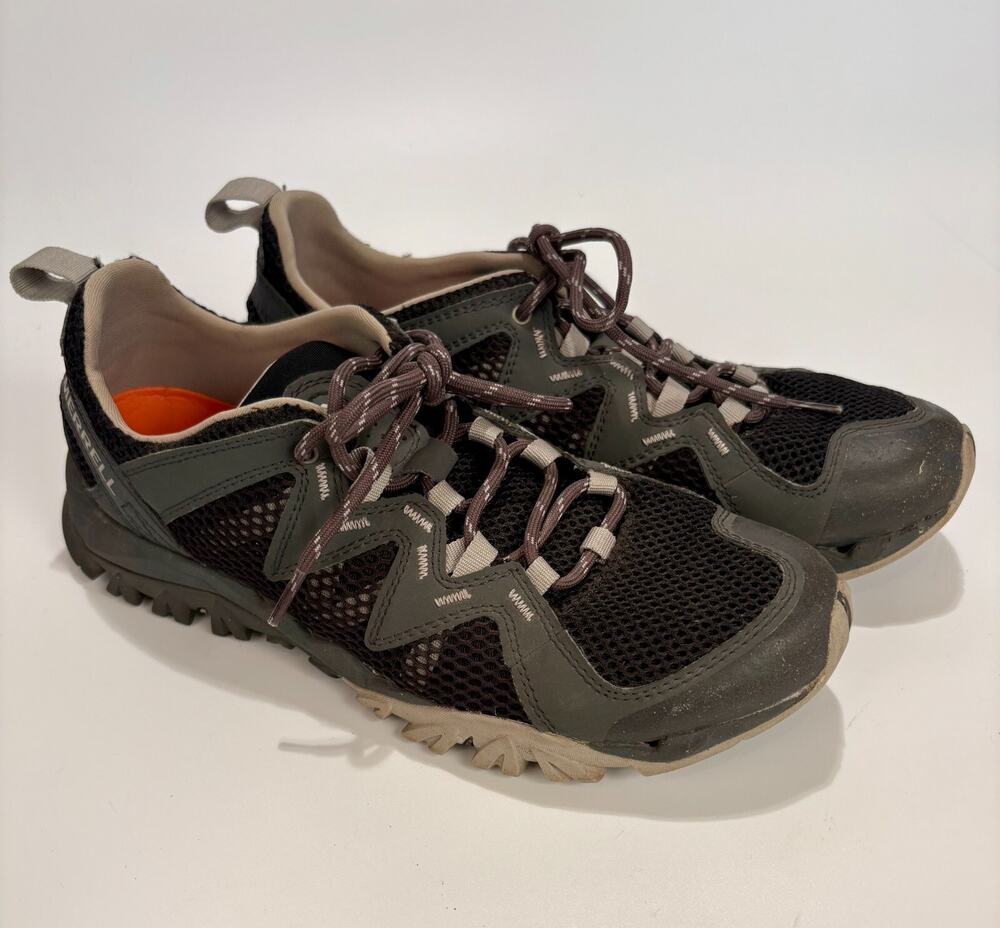 MERRELL Tetrex Women's Size 8.5 Rapid Crest Black Hiking Shoes Waterproof J12852